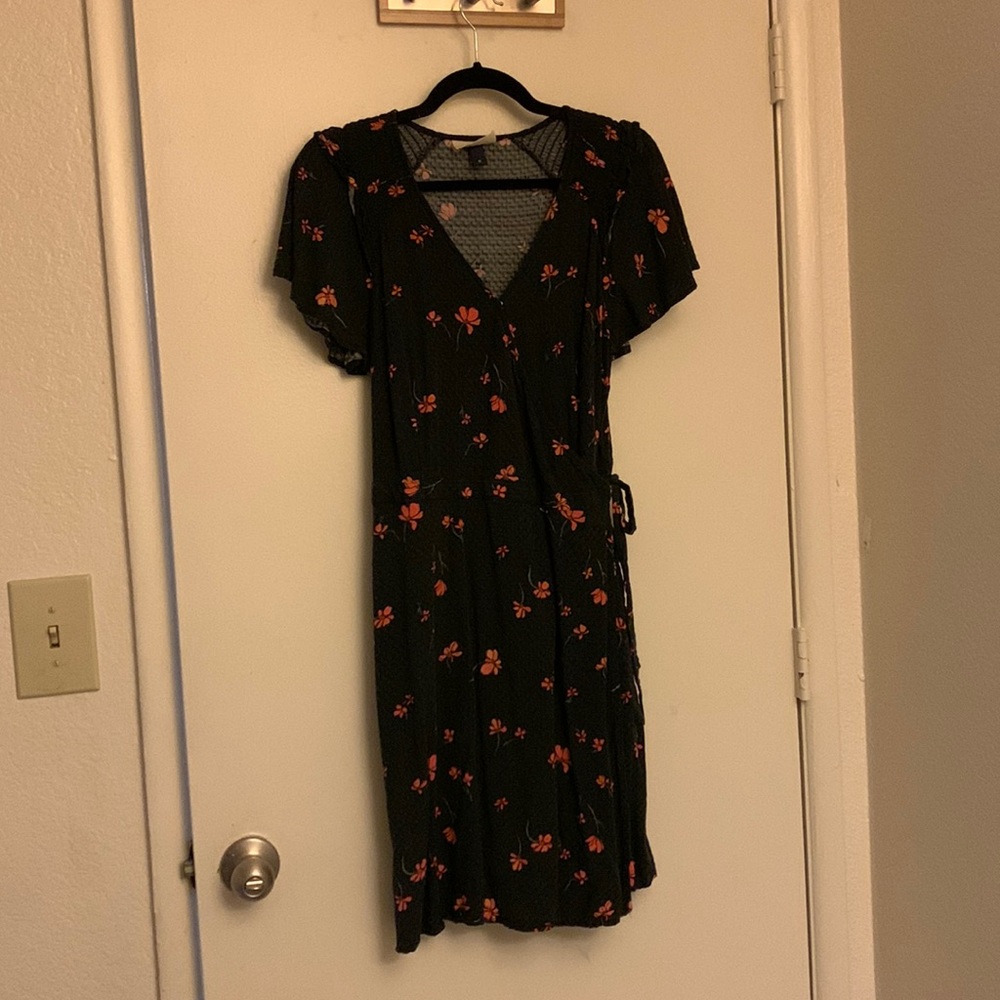 Fall wrap dress